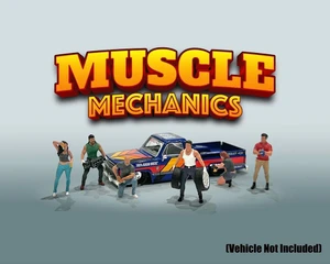 American Diorama 1:64 Figures Muscle Mechanics - Mijo Exclusives - Diecast