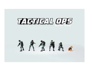 American Diorama 1:64 Figures Tactical Ops Police Team - Mijo Exclusives - Limited Edition - Diecast