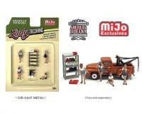 American Diorama 1:64 Mijo Exclusive Figures Set Lady Mechanic - Diecast