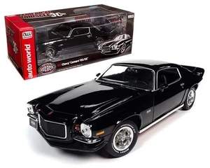Auto World 1:18 1971 Chevrolet Camaro Rs/ss (tuxedo Black) American Muscle 30th Anniversary - Muscle Car & Corvette Nationals - Diecast
