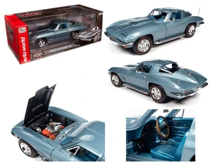 Auto World 1:18 American Muscle 1967 Chevrolet Corvette 427 Muscle Car And Corvette Nationals - Blue - Diecast