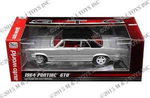 Auto World 1:24 1964 Pontiac Gto (silver ) - Diecast