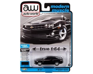Auto World 1:64 2010 Chevrolet Camaro Hurst Edition (black) - Premium 2022 Release 4 Version B - Diecast
