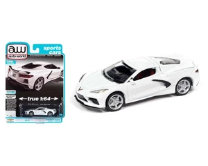 Auto World 1:64 2020 Chevrolet Corvette C8 (arctic White) - Diecast