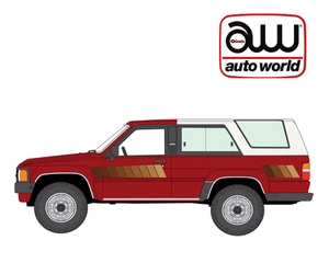 Auto World 1:64 2026 Premium Release 3b - 1984 Toyota 4runner - Wine Red W/ White Top - Solid Pack - Diecast