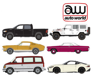 Auto World 1:64 2026 Premium Release 4 Assortment Version A - Diecast