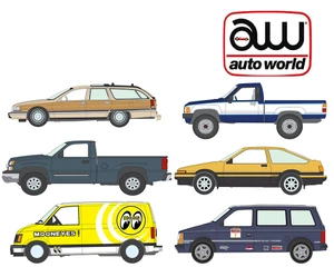 Auto World 1:64 2026 Premium Release 5 Assortment Version A - Diecast