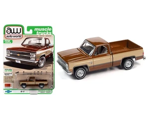 Aw 1:64 Chevy 1983 Silverado 10 2-tone Bronze - Diecast