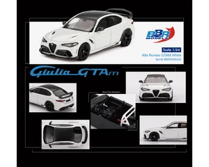 Bbr Models 1:64 Alfa Romeo Giulia Gtam - White - Diecast