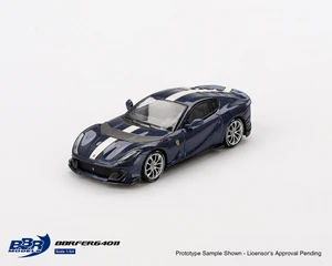 Bbr Models 1:64 Ferrari 812 Competitizone Blue Tour De France - Limited Edition - Diecast