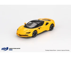 Bbr Models 1:64 Ferrari Sf90 - Giallo Modena Yellow - Limited Edition - Diecast