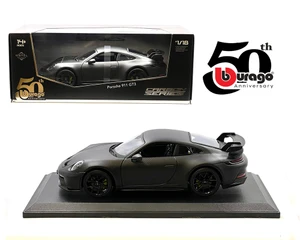 Bburago 1:18 Porsche 911 Gt3 - Carbon Series - 50th Anniversary Limited Edition - Diecast