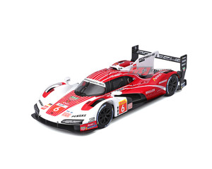 Bburago 1:24 Porsche 963 Penske Motorsport #6 - Red - Race Series - Diecast