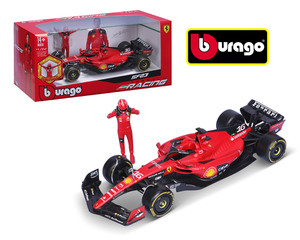 Bburago 1:24 Race F1 Ferrari Sf-23 #16 C. Leclerc With Driver - Diecast