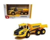 Bburago 1:50 Volvo A25g Articulated Hauler Yellow - Construction - Diecast