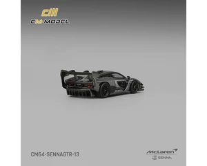 Cm Model 1:64 Mc Laren Senna Gtr - Dark Grey - Limited Edition - Diecast