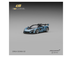 Cm Model 1:64 Mclaren Senna - Ice Blue - Limited Edition - Diecast