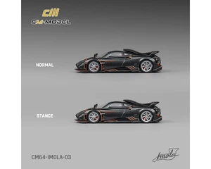 Cm Model 1:64 Pagani Imola - Metallic Grey - Diecast