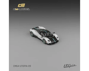 Cm Model 1:64 Pagani Utopia - Pearl White With Carbon - Limited Edition - Diecast
