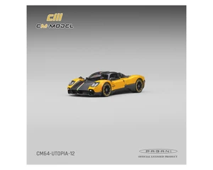 Cm Model 1:64 Pagani Utopia Giallo Ginevra - Limited Edition - Diecast