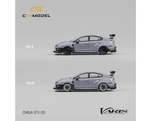 Cm Model 1:64 Subaru Sti Varis Widebody 1.0 - Gray - Diecast
