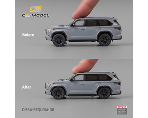 Cm Model 1:64 Toyota Sequoia 2024 - Cement Grey - Limited Edition - Diecast