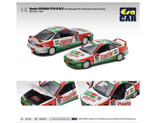Era Car 1:64 Honda Integra Type R Dc2 Hondasuper N1 Race #16 - White - New 2023 - Diecast