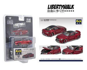 Era Car 1:64 Lexus Lc500 Metalic Red Limited 1,200 Pcs - Lb Works - Mijo Exclusive - Diecast
