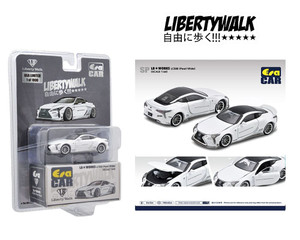 Era Car 1:64 Lexus Lc500 Pearl White Limited 1800 Pcs - Lb Works - Mijo Exclusive - Diecast