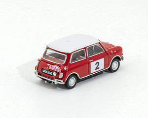 Gcd 1:64 Morris Mini Cooper 1966 #2 - Red - Limited Edition - Diecast