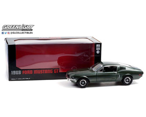 Greenlight 1:18 1968 Ford Mustang Gt Fastback (highland Green) - Diecast