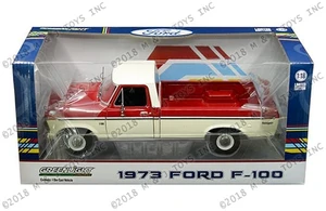 Greenlight 1:18 1973 Ford F-100 Pickup Truck (redwhite) - Diecast