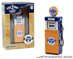 Greenlight 1:18 Vintage Gas Pumps Series 9 - 1951 Wayne 505 Gas Pump Zerolene the Standard Oil For Motor Cars Solid Pack - Diecast