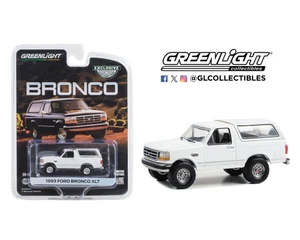 Greenlight 1:64 1993 Ford Bronco Xlt - White - Hobby Exclusive - Diecast