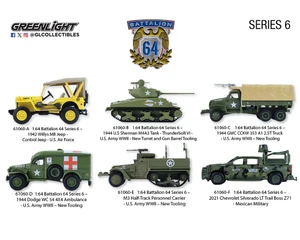 Greenlight 1:64 Battalion 64 Series 6 Assortment - Diecast