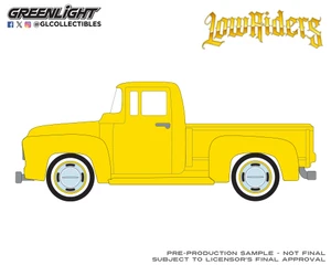 Greenlight 1:64 California Lowriders Series 8 - 1956 Ford F-100 - Yellow - California Lowriders - Diecast
