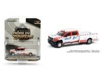 Greenlight 1:64 Dually Drivers Series 7 - 2018 Chevrolet Silverado 3500 Dually Service Bed - Illinois Tollway Solid Pack - Diecast