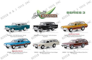 Greenlight 1:64 Estate Wagons Series 3 Assortment (6 Styles) - Diecast