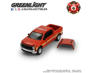Greenlight 1:64 First Responder Series 5 - 2023 Chevrolet Silverado Fdny Solid Pack - Diecast