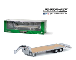 Greenlight 1:64 Gooseneck Trailer - Grey - Hobby Exclusive - Diecast