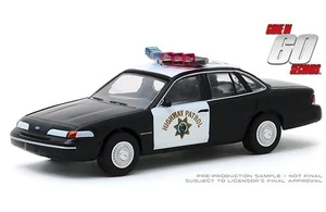 Greenlight 1:64 Hollywood Series 27 - Gone In Sixty Seconds - 1992 Ford Crown Victoria Police Interceptor - California Highway Patrol (chp) - Diecast