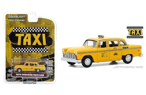 Greenlight 1:64 Hollywood Series 29 - Taxi (1978-83 Tv Series) - 1974 Checker Taxi Sunshine Cab Company #804 (yellow) - Diecast