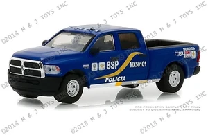 Greenlight 1:64 Hot Pursuit Series 30 - 2017 Dodge Ram 2500 (blue) - Mexico City, Mexico Police - Diecast