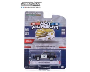 Greenlight 1:64 Hot Pursuit Series 38 1993 Jeep Cherokee (black And White) California Highway Patrol (chp) - Diecast