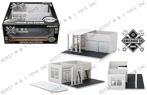 Greenlight 1:64 Mechanics Corner - Vintage Gas Station - Diecast