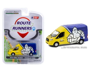 Greenlight 1:64 Route Runner Ser 2- 2019 Ford Transit Michelin Tires - Diecast