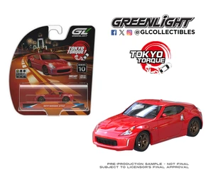 Greenlight 1:64 Tokyo Torque Series 10 - 2019 Nissan 370z - Red - Solid Pack - Diecast