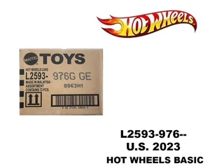 Hot Wheels 1:64 Basic Cars Usa Assortment 2023 G Factory Sealed Case - Diecast