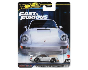 Hot Wheels 1:64 Fast & Furious Premium - Porsche 911 Carrera - Fast & Furious Solid Case - Diecast