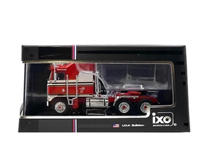 Ixo Models 1:64 1976 Kenworth K100 Aerodyne Semi Truck - Red - Diecast